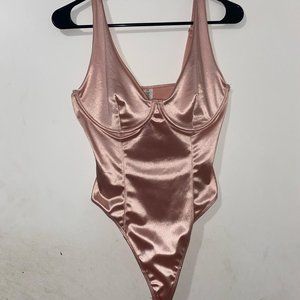 Forever 21 Women's Pink Bodysuit